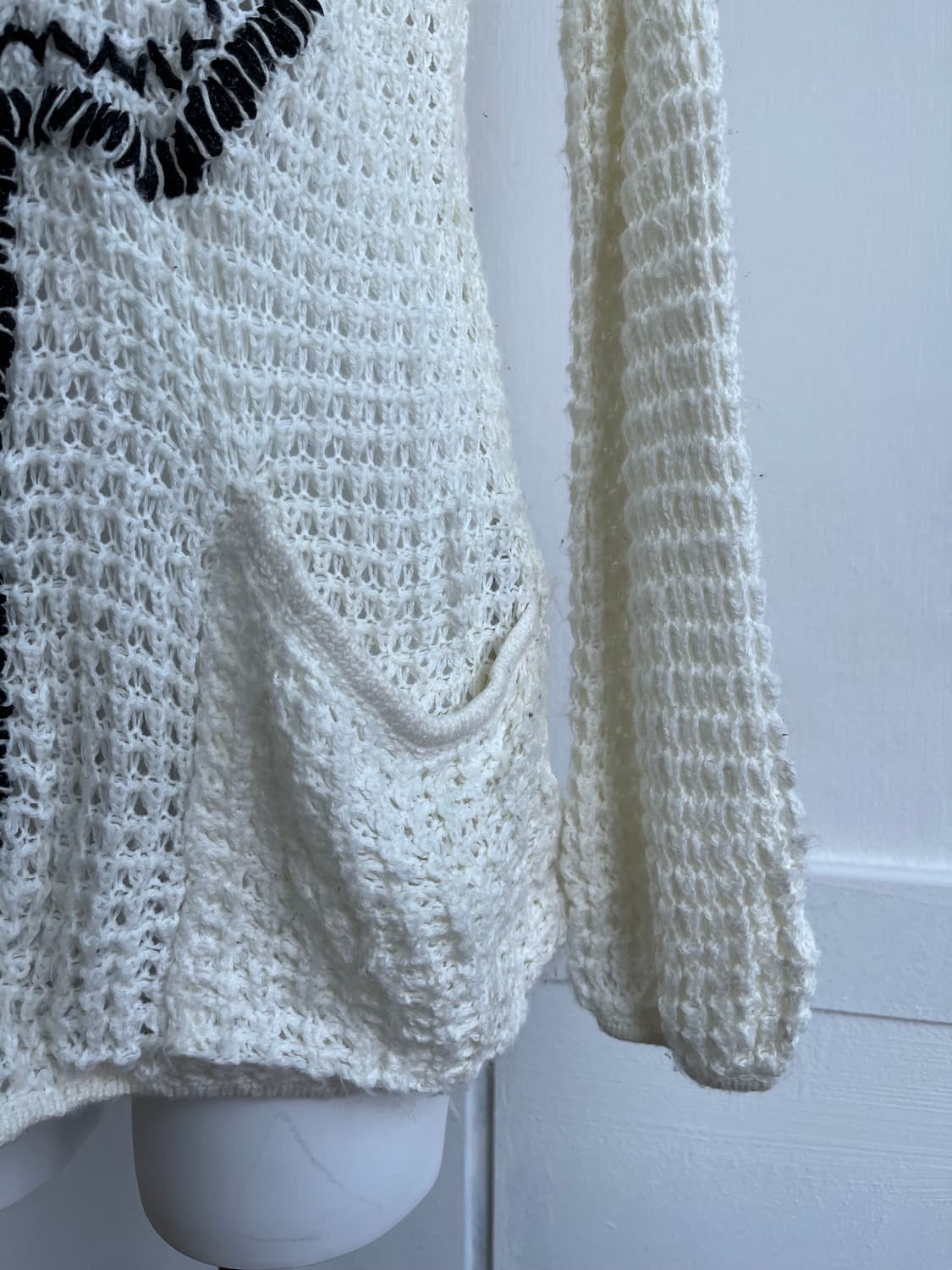 Heaven and Earth 크로스 크로쉐 니트 상품이미지2