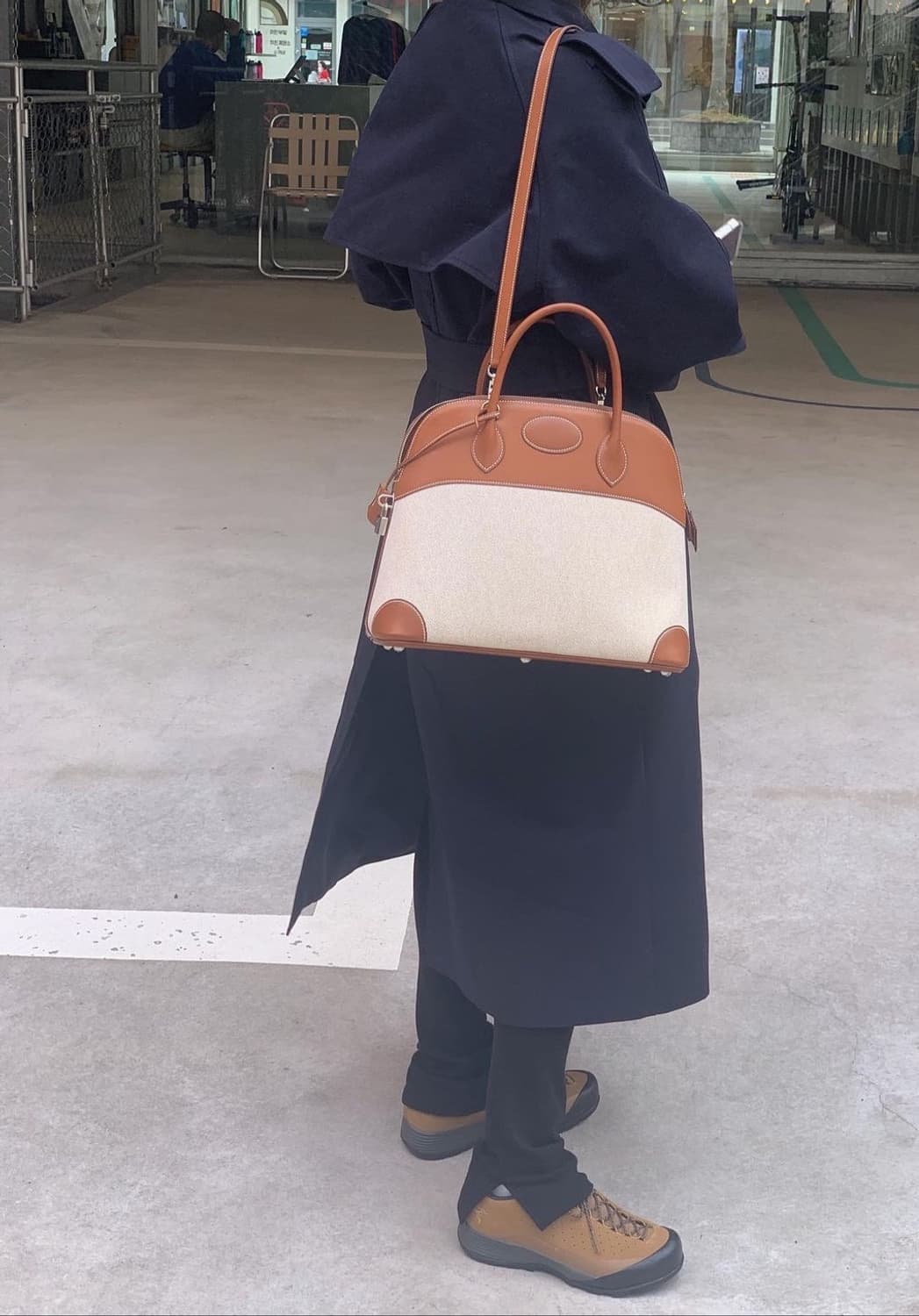 애르메스 볼리드 35 빈티지 캔버스 상품이미지4