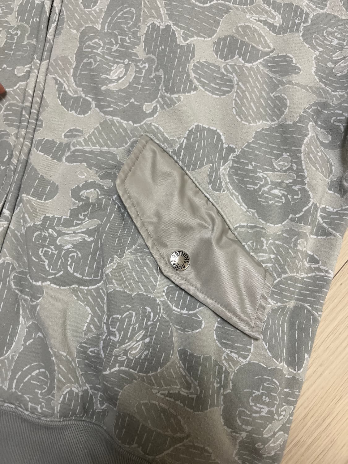 급처)베이프 알파인더스트리 후드집업 상품이미지4