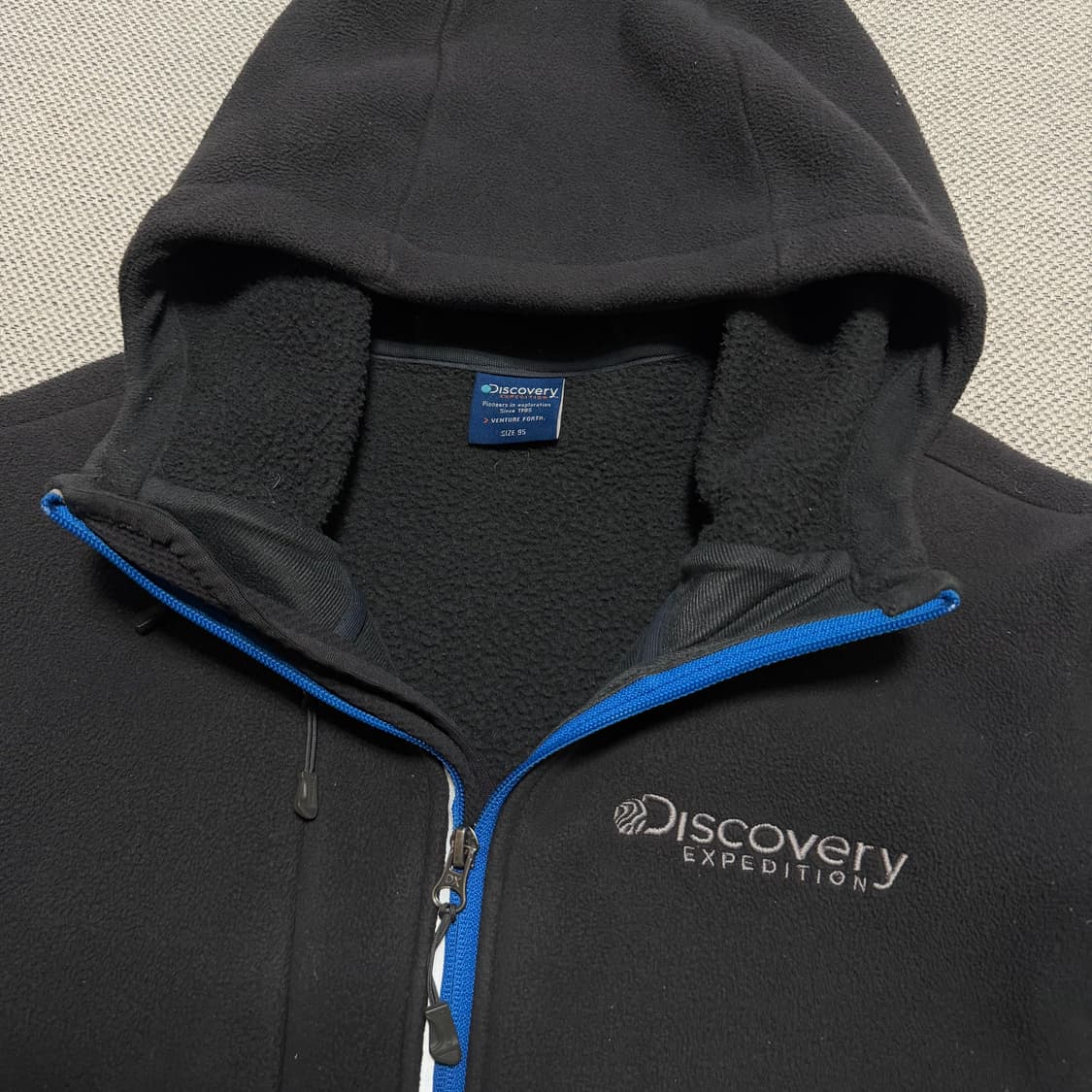디스커버리 후리스 후드집업 상품이미지2