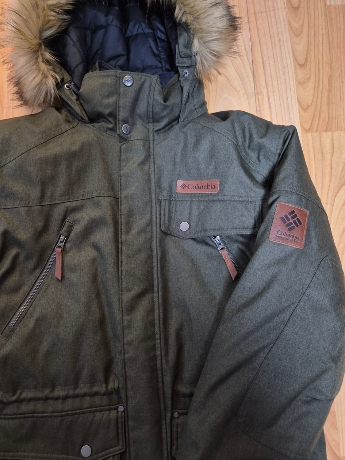 콜롬비아 덕다운 야상 파카 상품이미지2