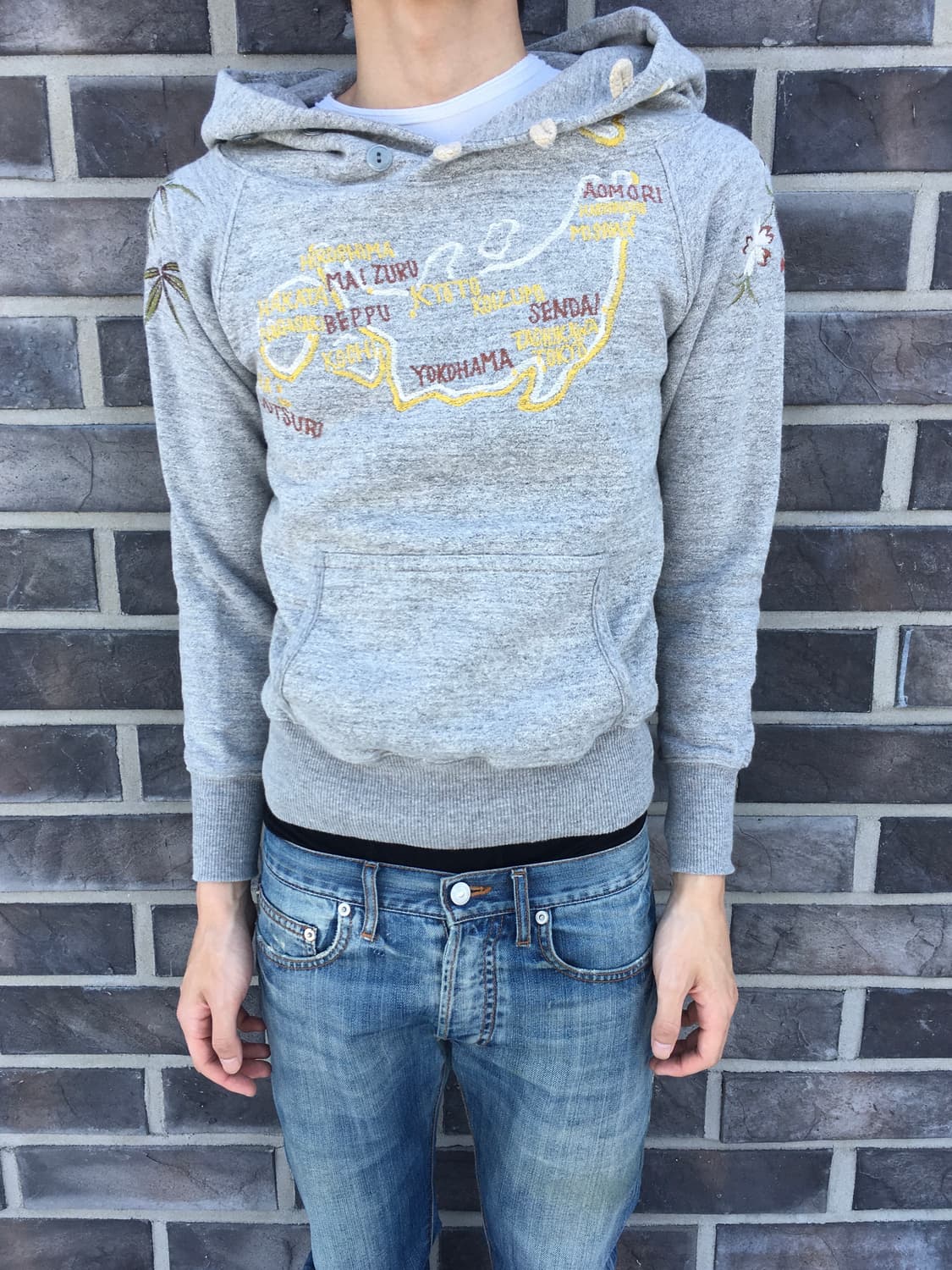 KAPITAL Japan Map Hoodie 상품이미지5