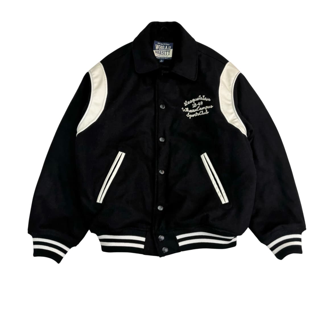 후아유 바시티 자켓 상품이미지1