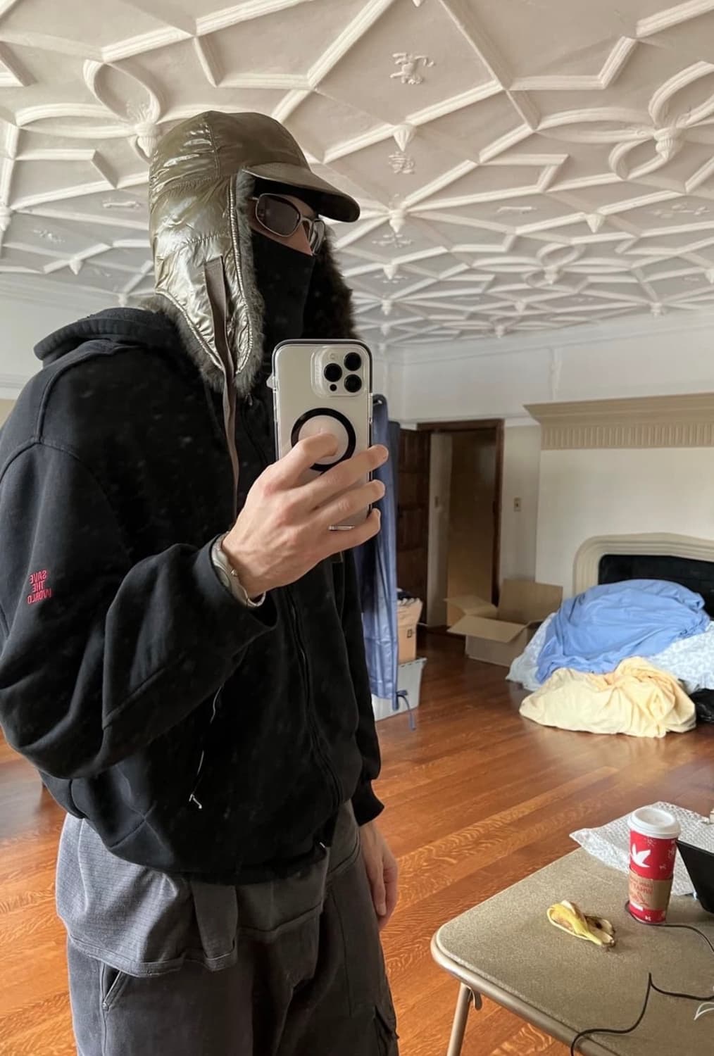 솔로이스트 17aw 토끼털 이어플랩 캡 상품이미지6