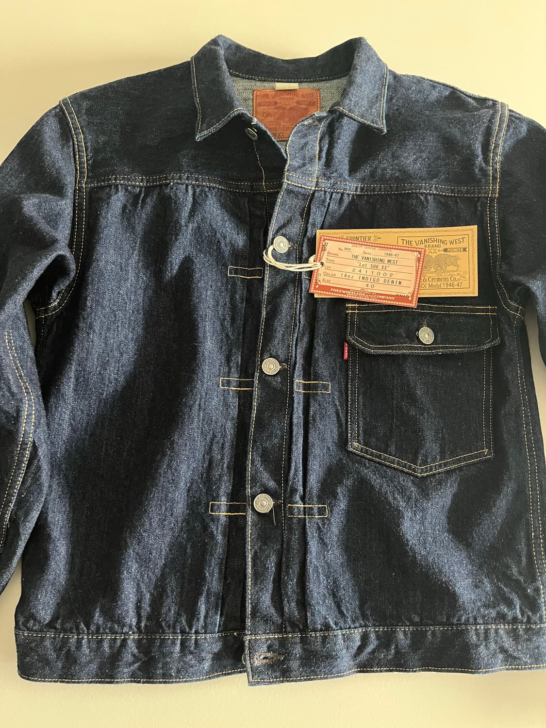 프리휠러스 506xx 데님자켓 새상품 [40] 상품이미지1