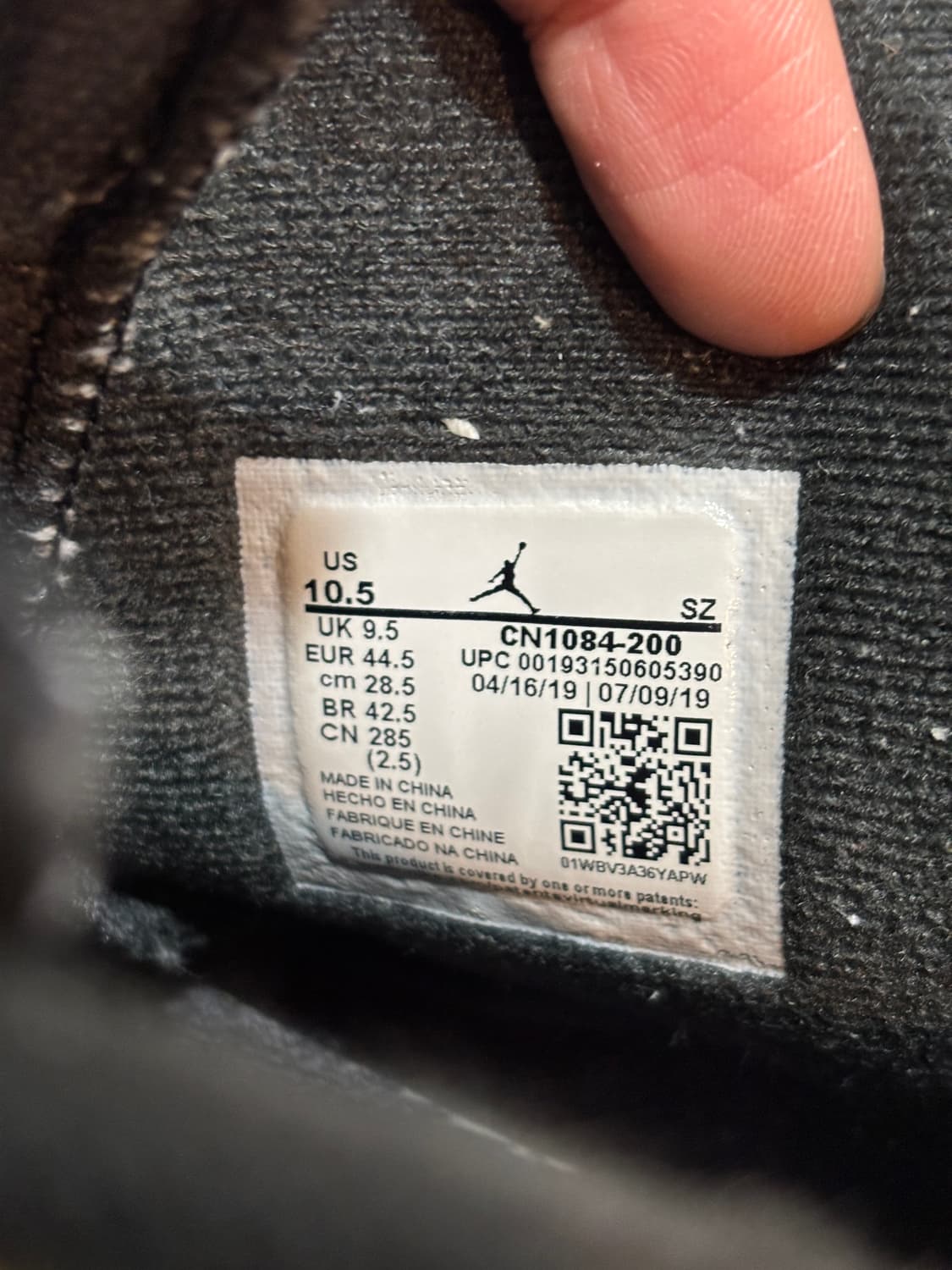 트래비스 스캇 조던6 올리브 285 상품이미지5