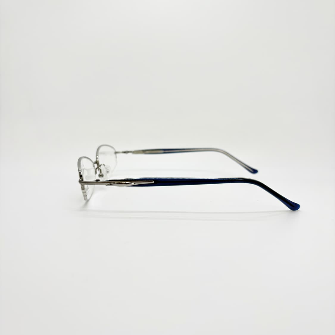 BILBOY 실버 오벌 반무테 상품이미지4