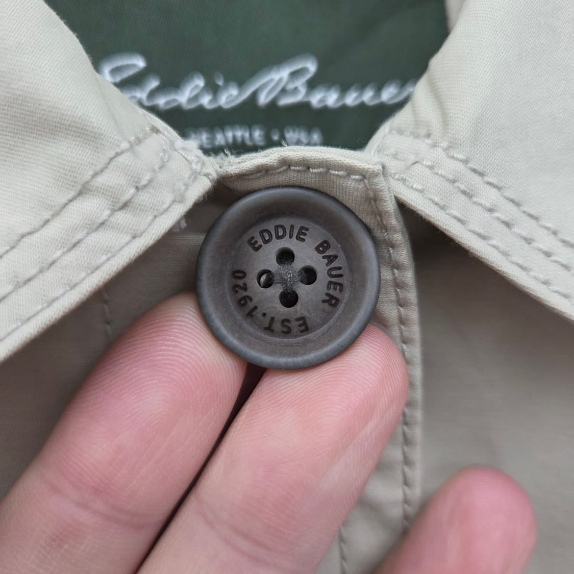 에디바우어 베이지색 여성 트렌치코트 m 상품이미지3