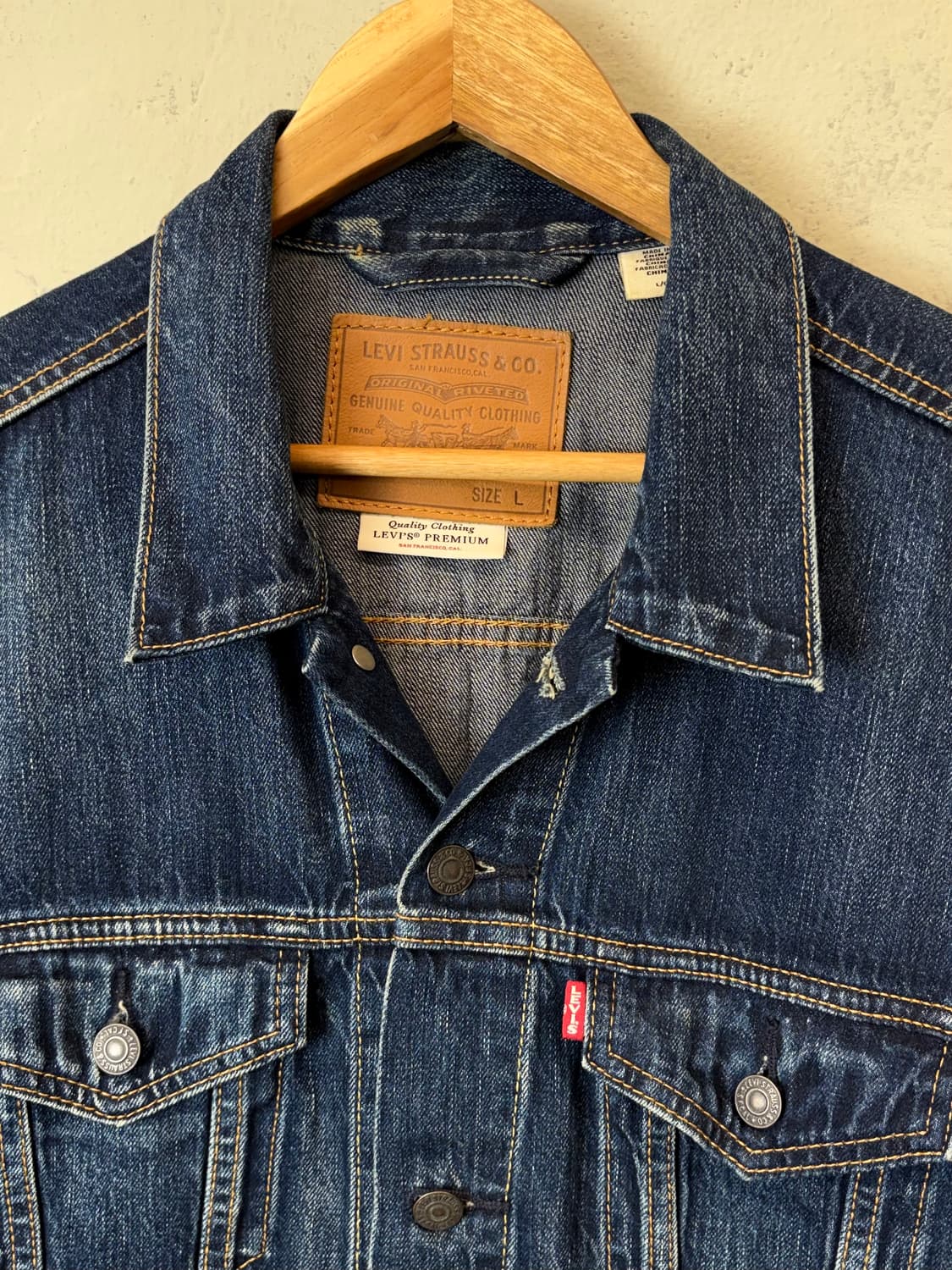 리바이스 프리미엄 빈티지 데님 트러커 자켓 상품이미지5