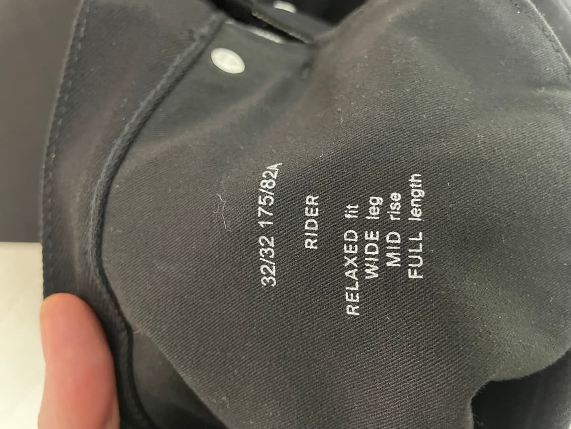 Cos rider 로 셀비지 블랙 32/32 상품이미지2