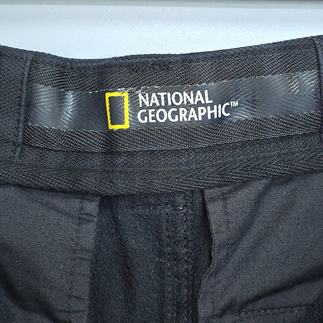 내셔널지오그래픽(national geographic) 데님 카고팬츠 블랙 상품이미지7