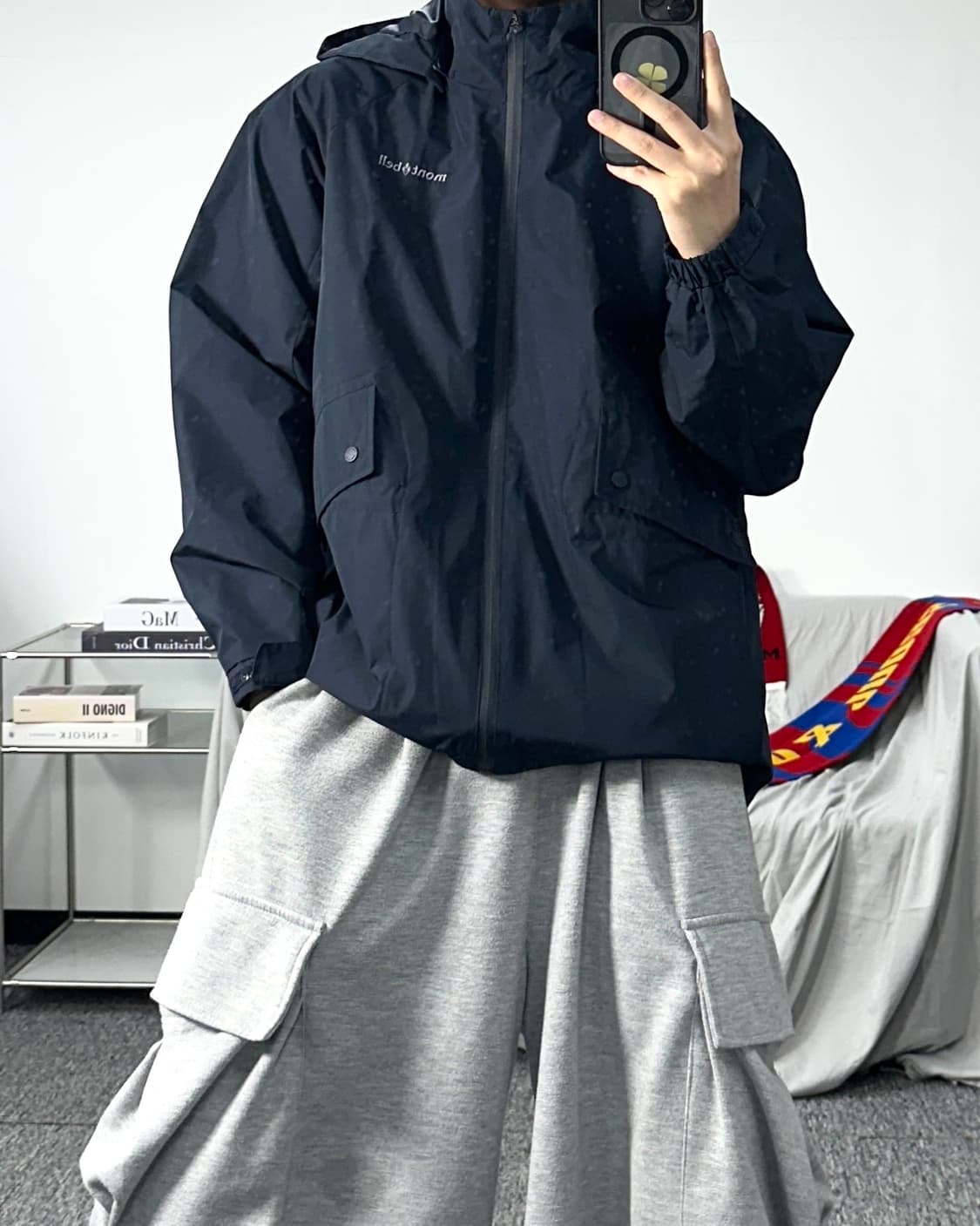 몽벨 네이비 바람막이 L 상품이미지3