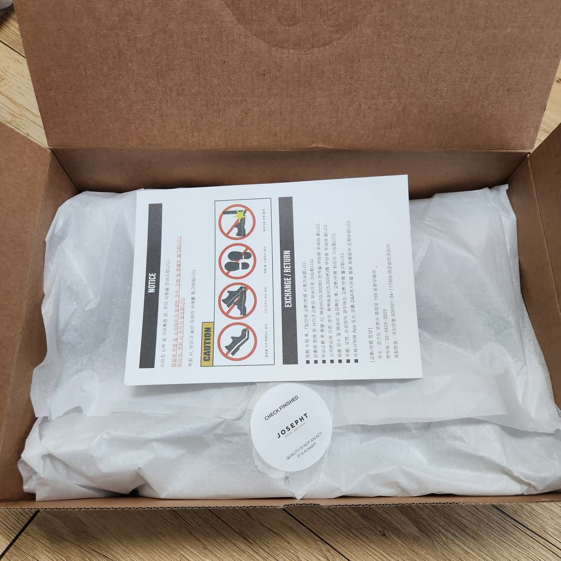 [새상품] 조셉트 모건 블랙 255mm 팔아요 상품이미지3