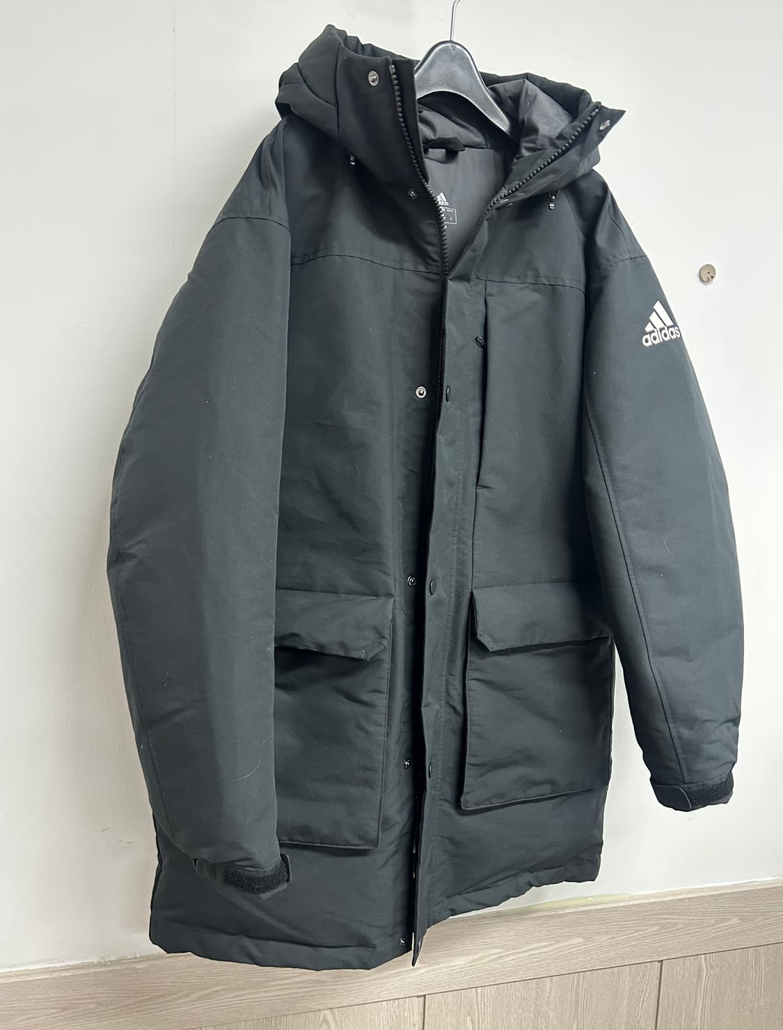 아디다스 남성 덕다운 패딩 블랙 L 상품이미지2