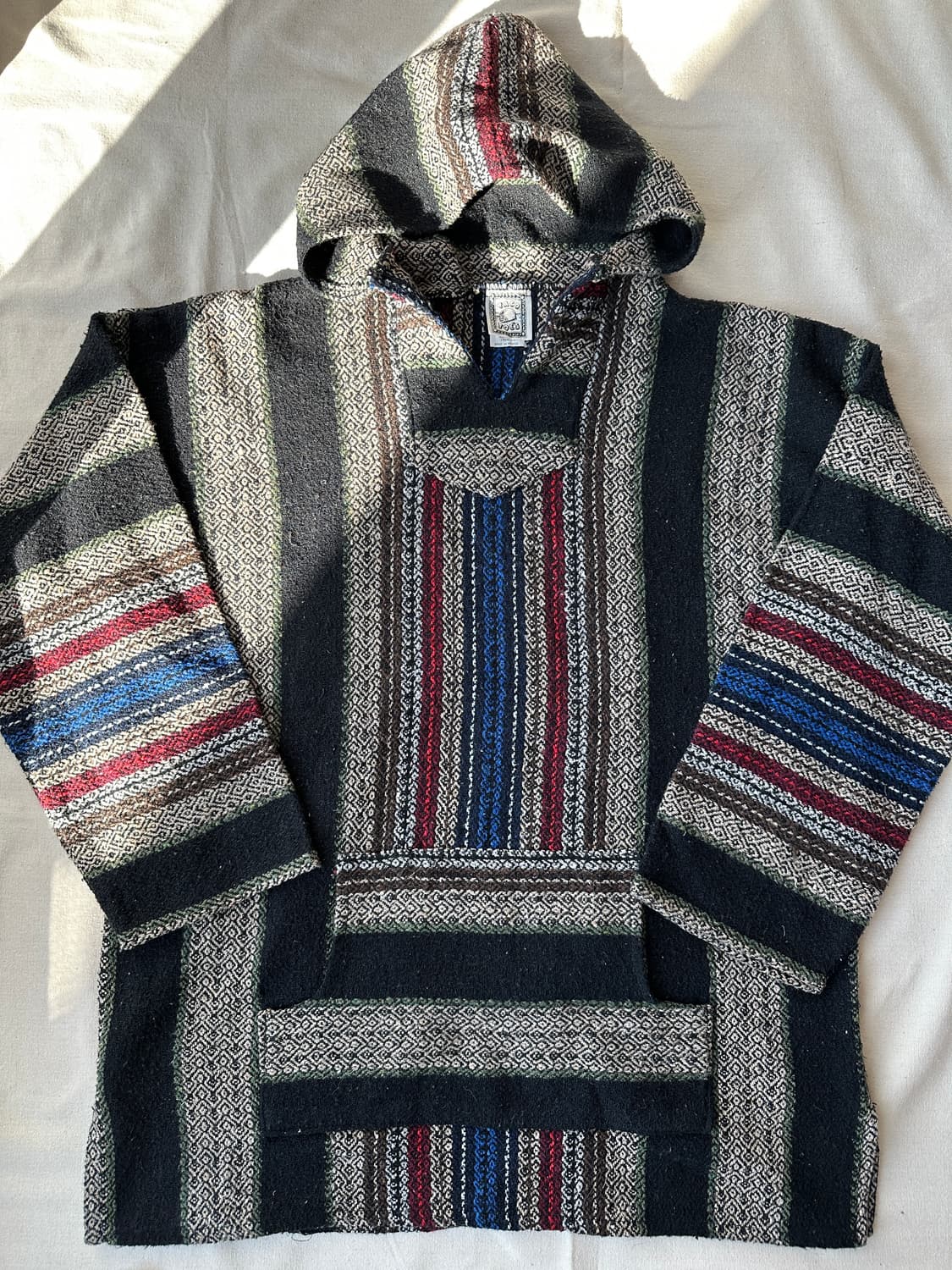 멕시칸 바자 풀오버 니트 후디 L-XL 상품이미지2