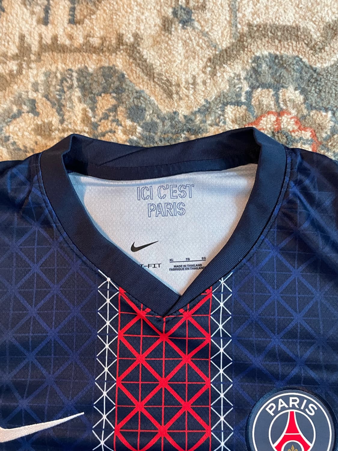 나이키 파리 생제르맹 2025/26 스타디움 홈 져지(새제품. XL 11 상품이미지2
