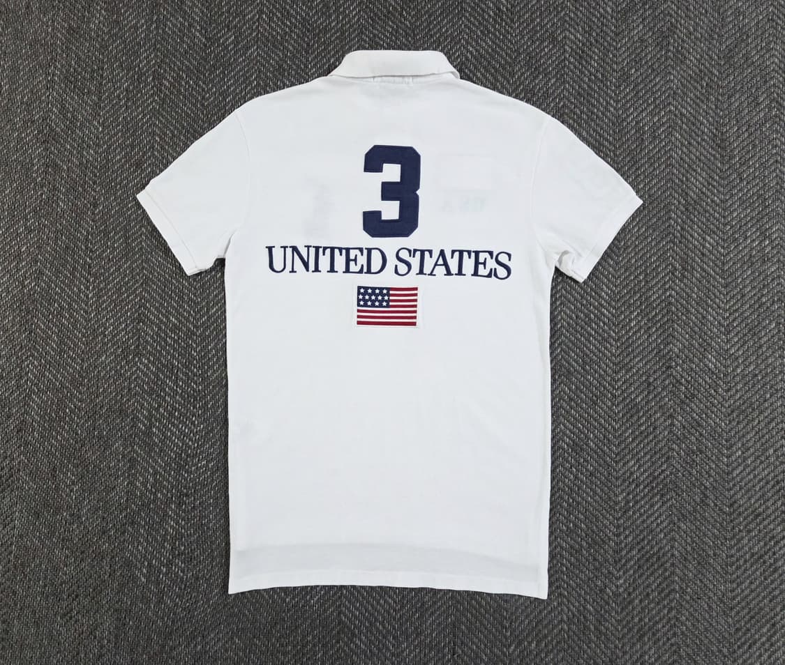 폴로 랄프로렌 치프키프 USA 성조기 빅포니 카라 반팔티 상품이미지2