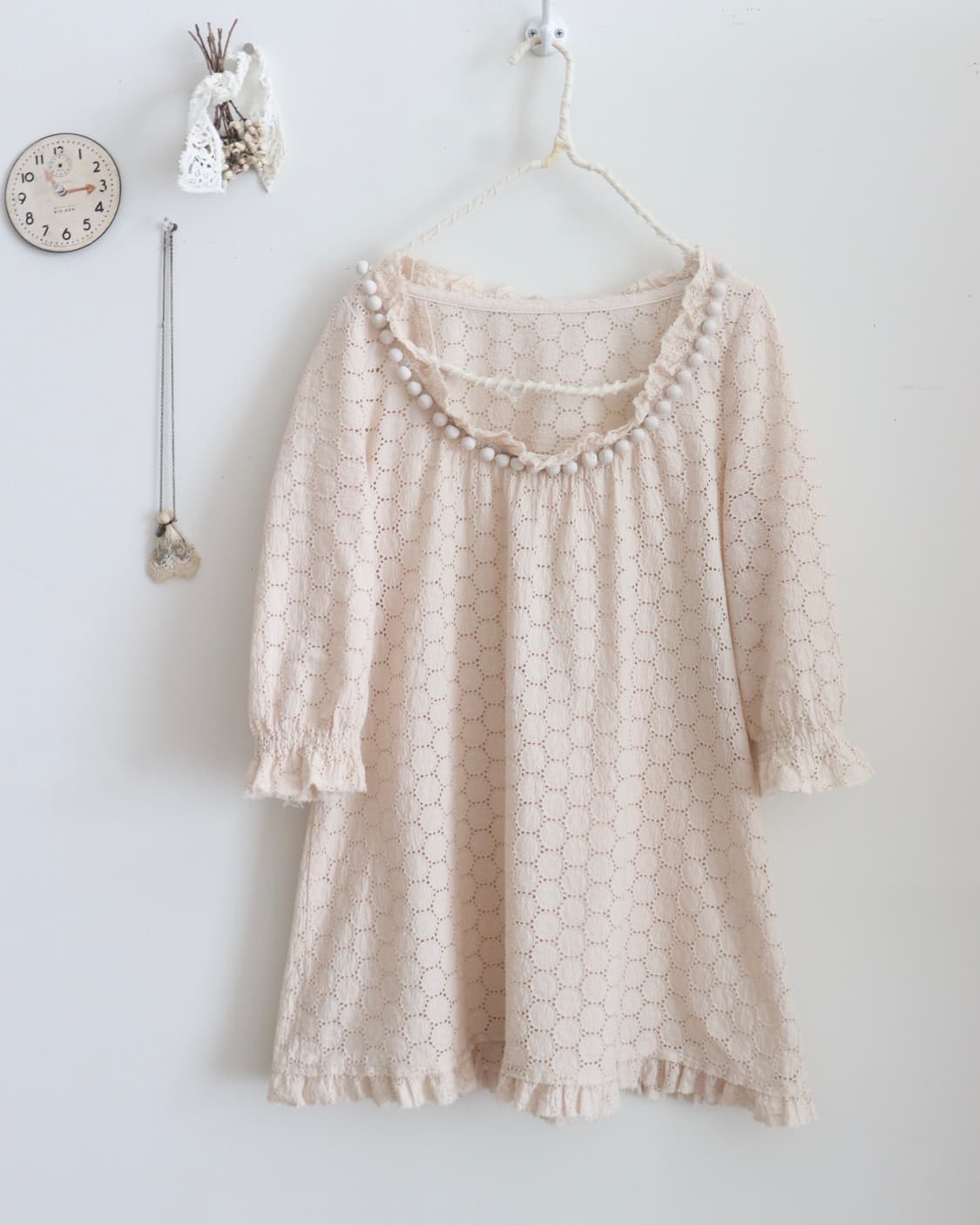 [Hysteric Glamour] Pom-Pom Lace Blouse 상품이미지9