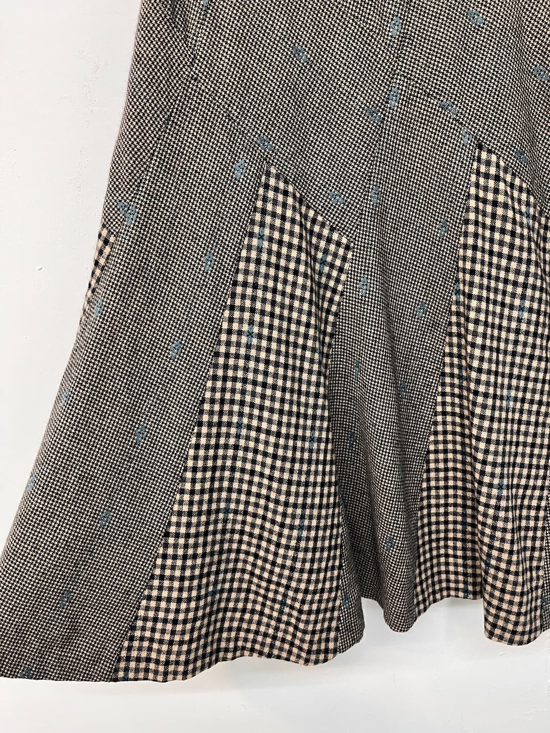  VARENTS BIS 체크 플라워 스커트 상품이미지7