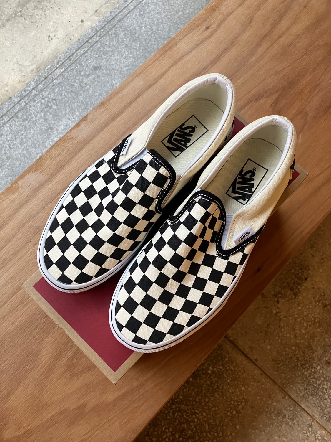 반스 클래식 체커보드 슬립온 새제품 상품이미지1