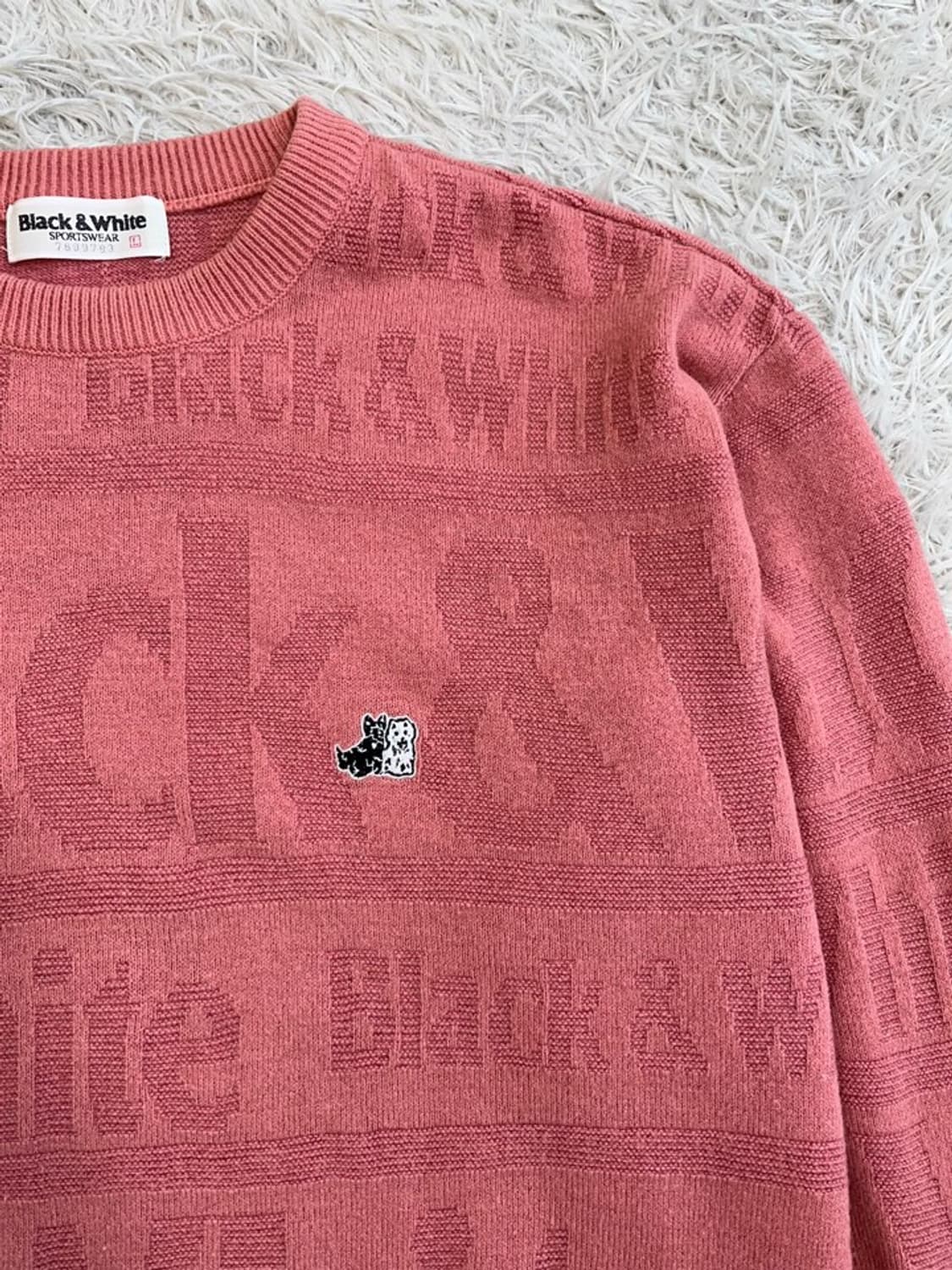 블랙앤화이트 니트/#309 상품이미지2