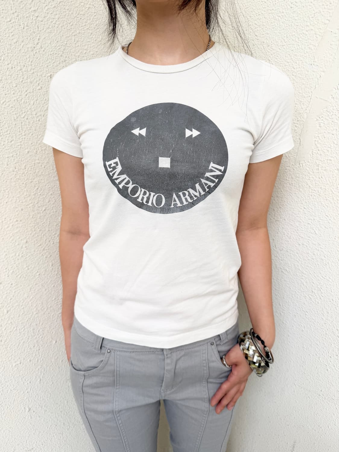 Emporio Armani reflective music tee 상품이미지1