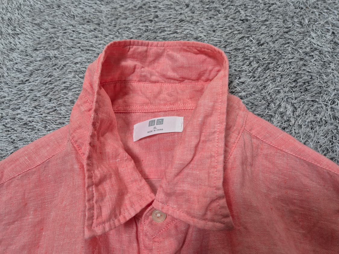 유니클로 남성 린넨 셔츠 XL 상품이미지4