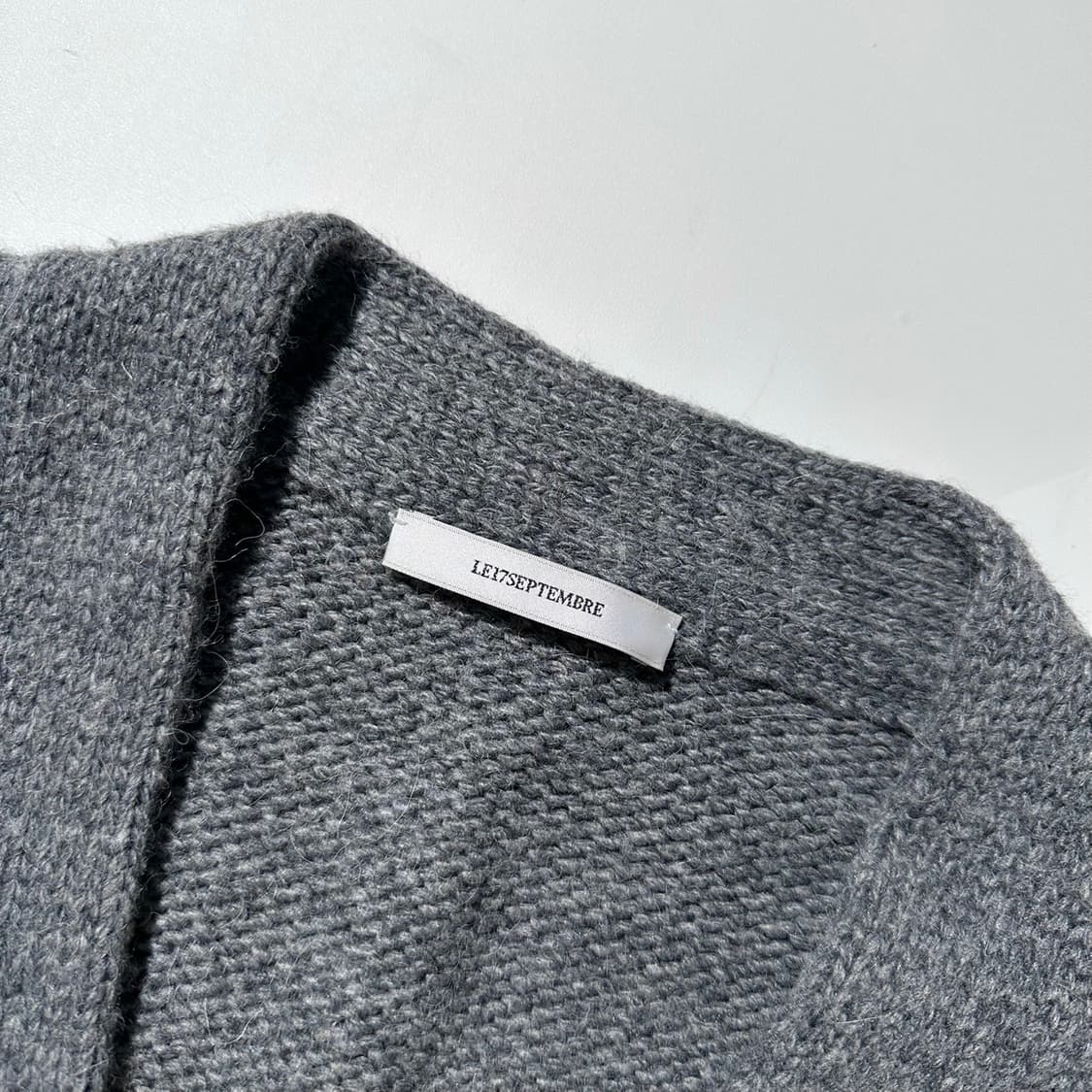 (매장판) 르셉템버 리브드 니트 가디건 상품이미지6