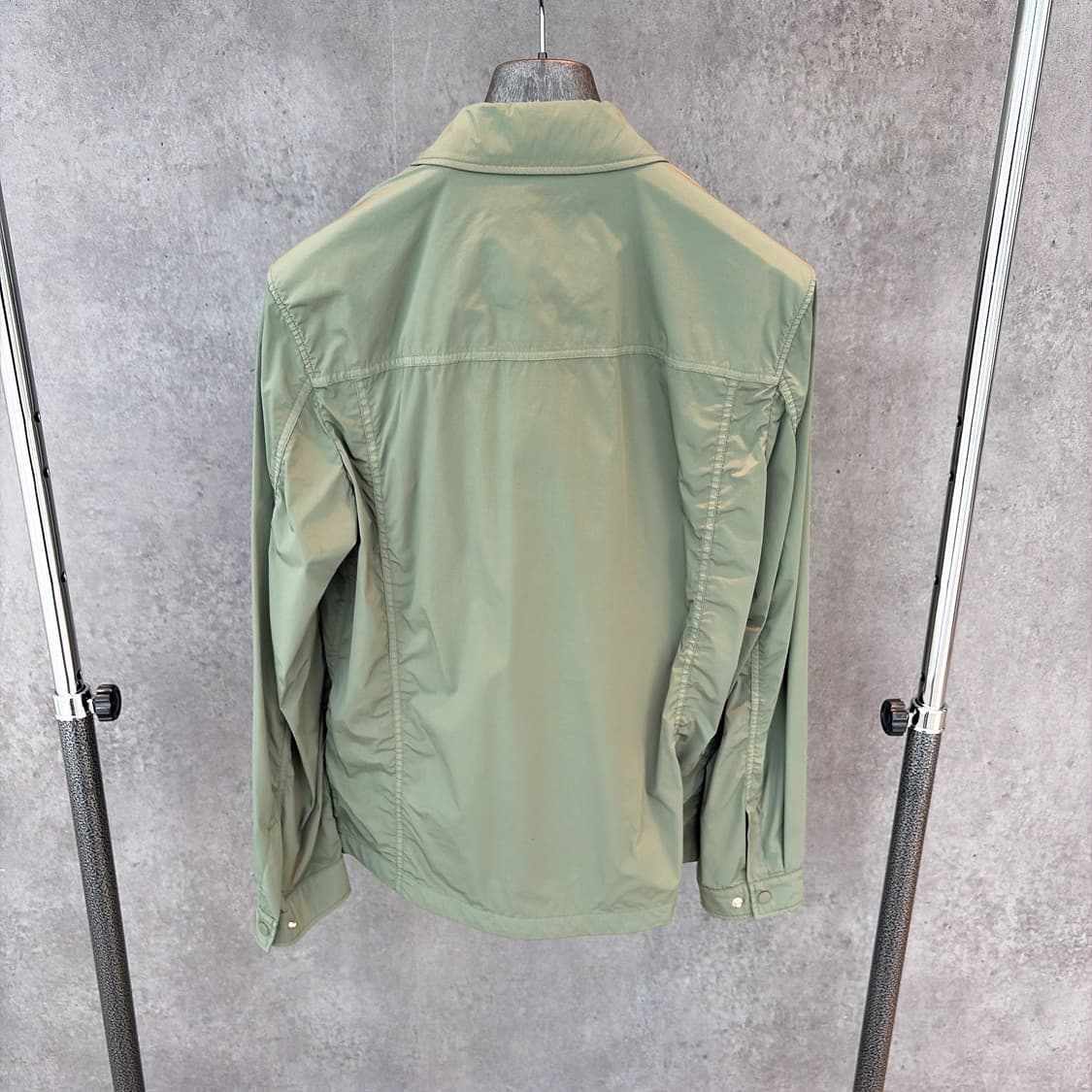 (정품/새상품) 폴앤샤크 남성 카키 경량 나일론 자켓 상품이미지3