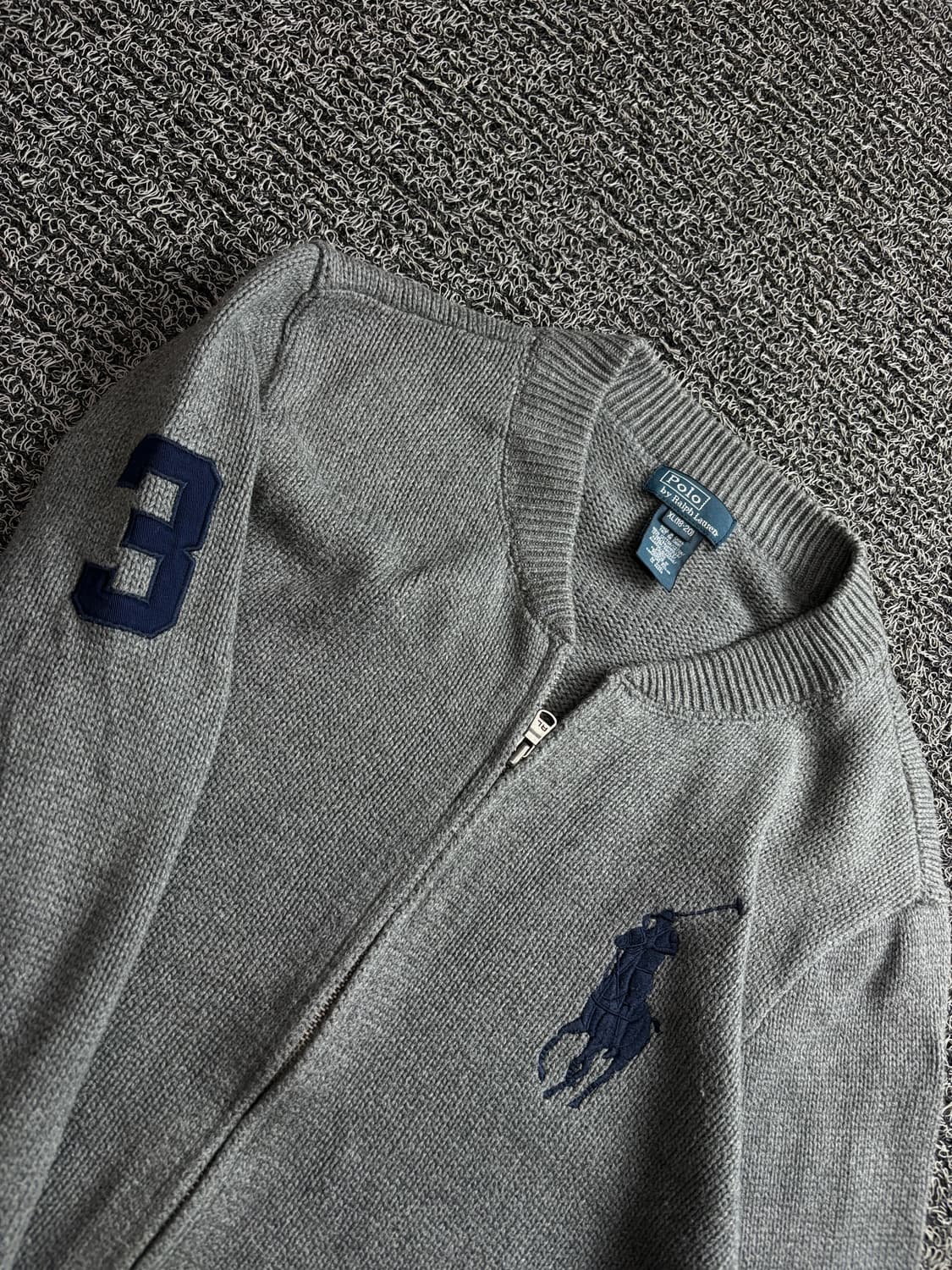 폴로 랄프로렌 빅포니 니트 집업 3671 상품이미지3