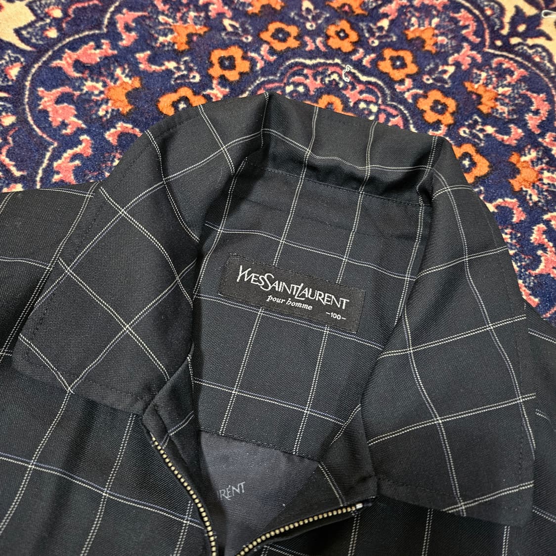 입생로랑(YSL) Vintage Goldentex 바람막이 블루종  상품이미지5