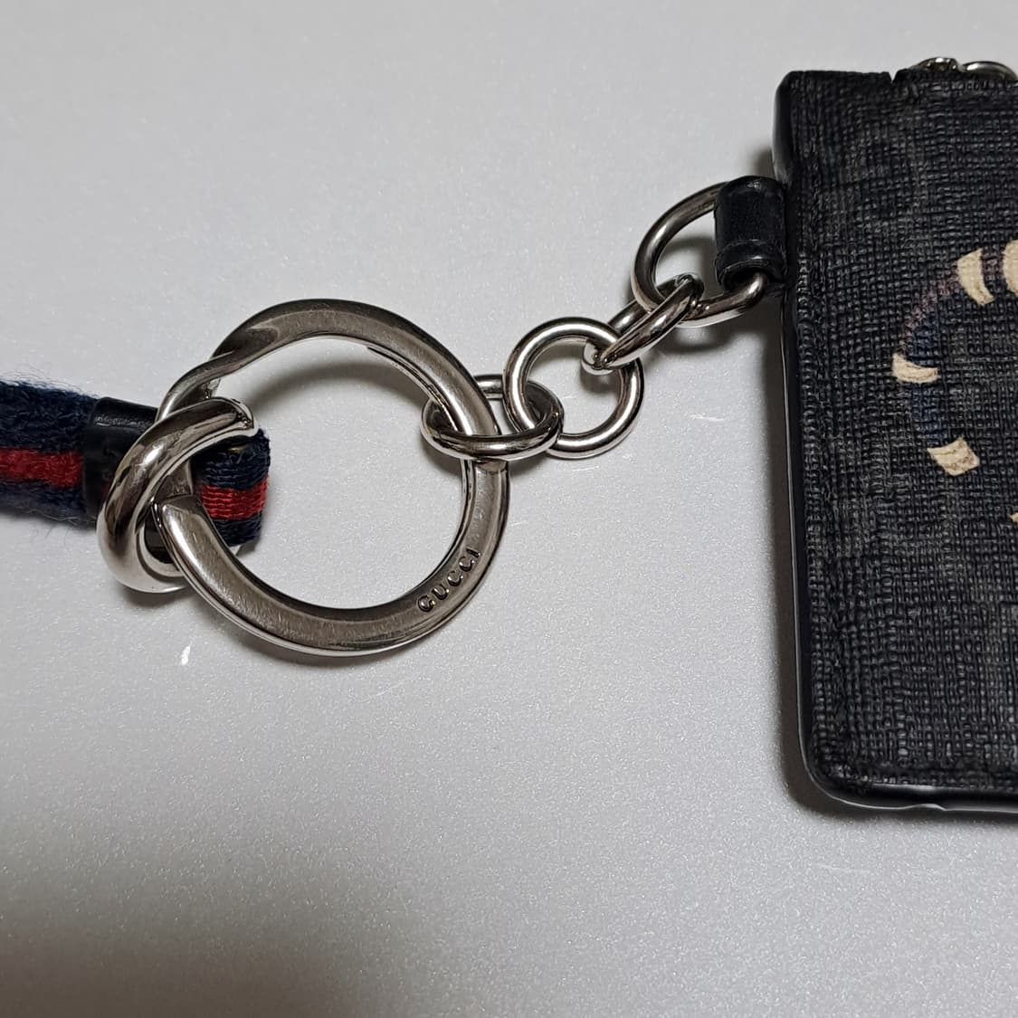 [100%/정품] 구찌 슈프림 모노그램 킹스네이크 카드지갑, 구찌지갑 상품이미지2