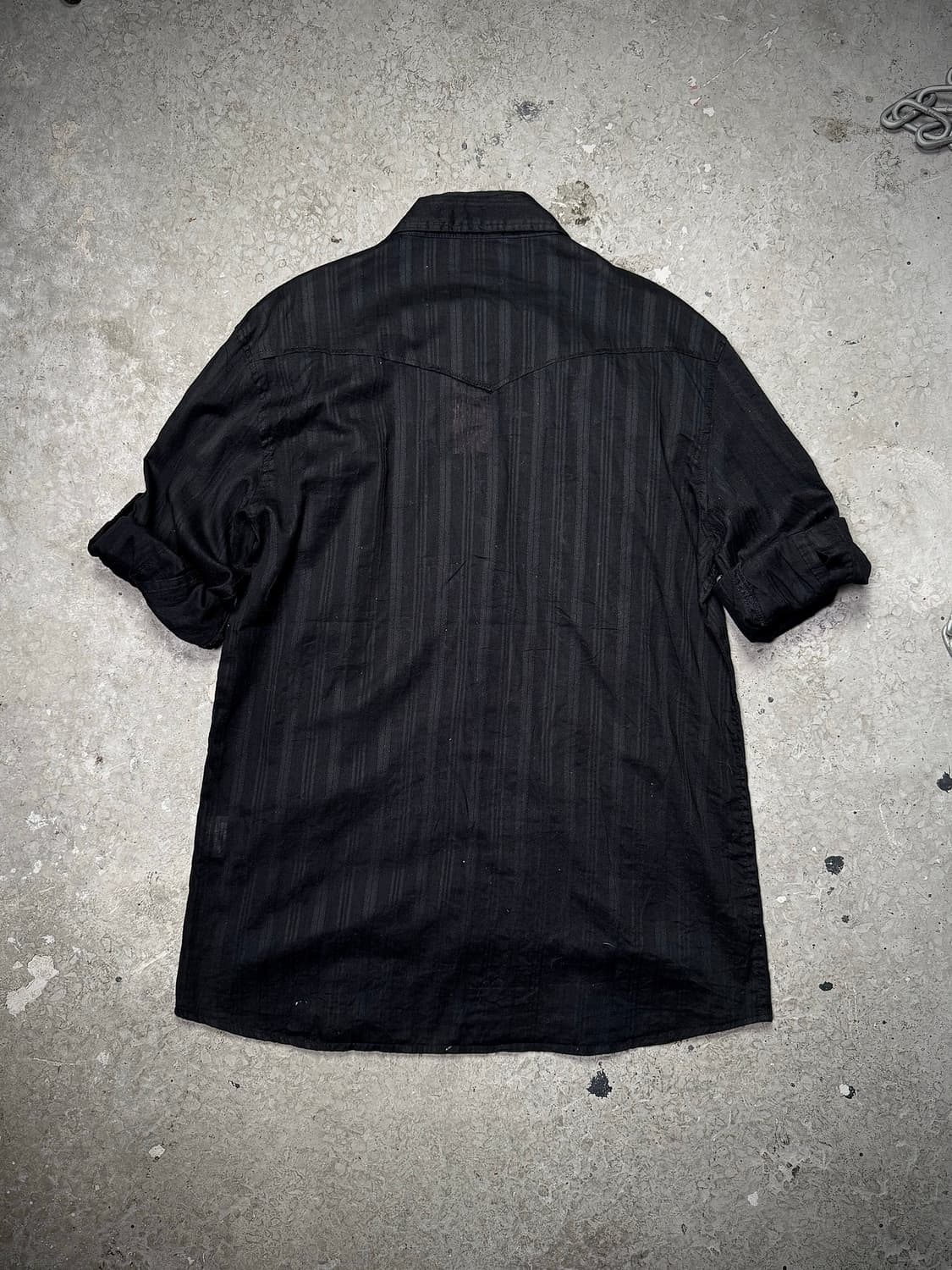 Stripe Western Buckle Shirt  상품이미지7