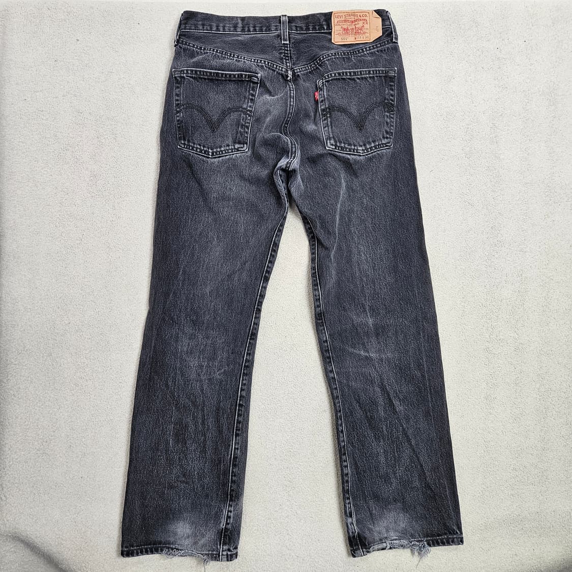 00s 리바이스 501 흑청 데님 33 30 상품이미지4