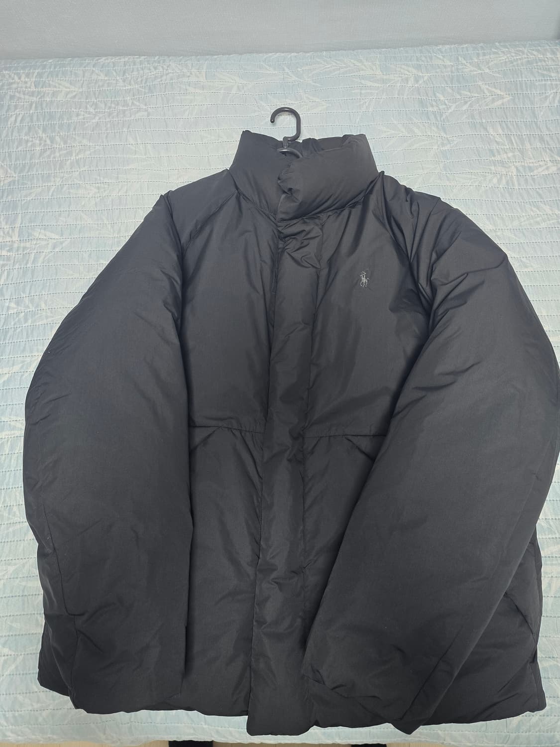 폴로 랄프로렌 모크넥 다운 제킷 블랙 M 상품이미지2