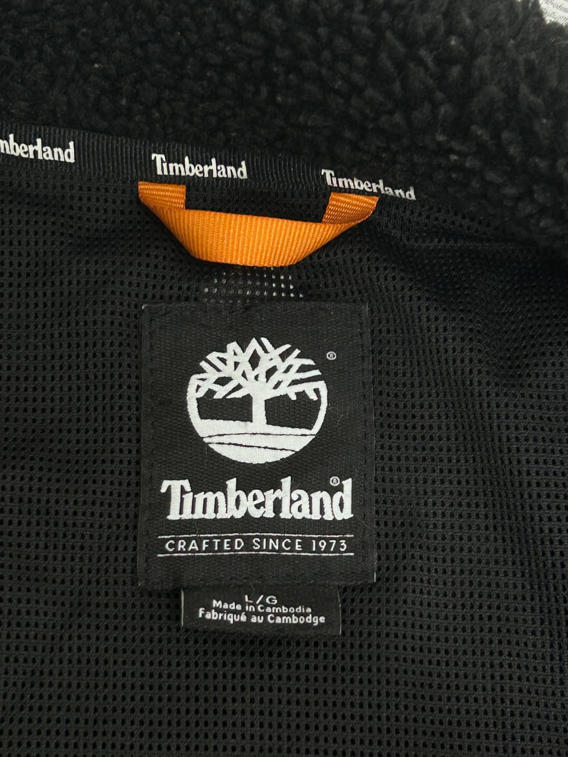 팀버랜드 후리스 패치 집업 자켓 L 상품이미지8