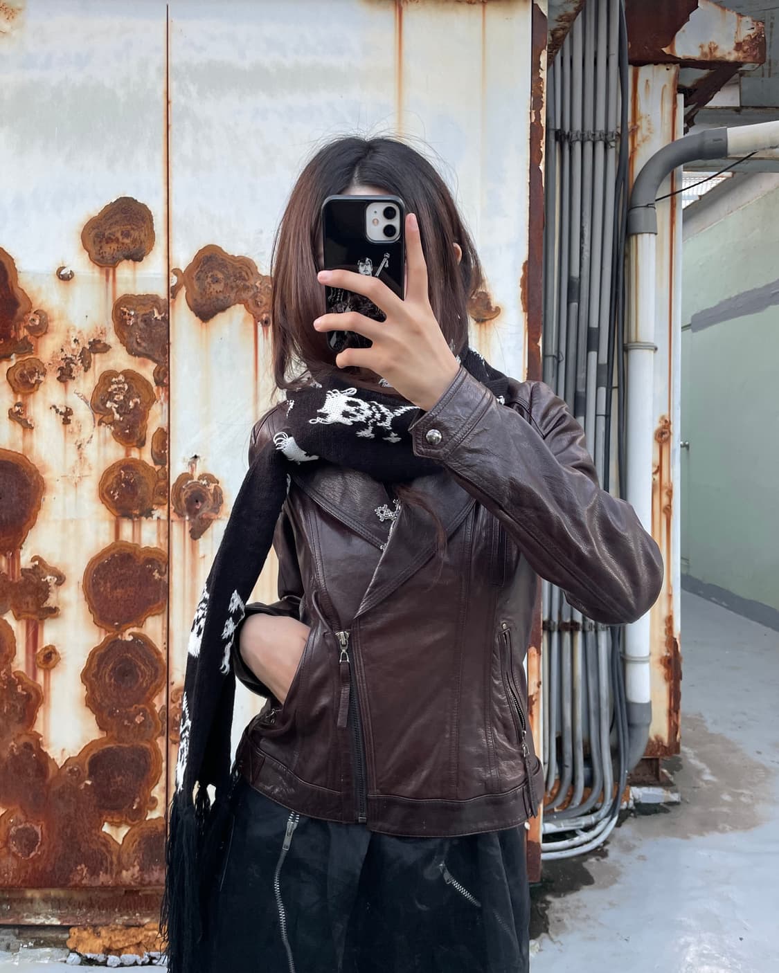 🎸다크 브라운 레더 자켓🎸 상품이미지4