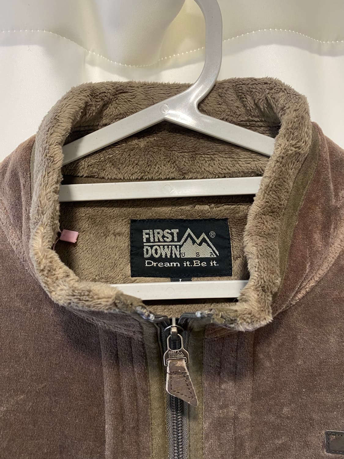 퍼스다운 브라운 스웨이드 자켓 상품이미지2