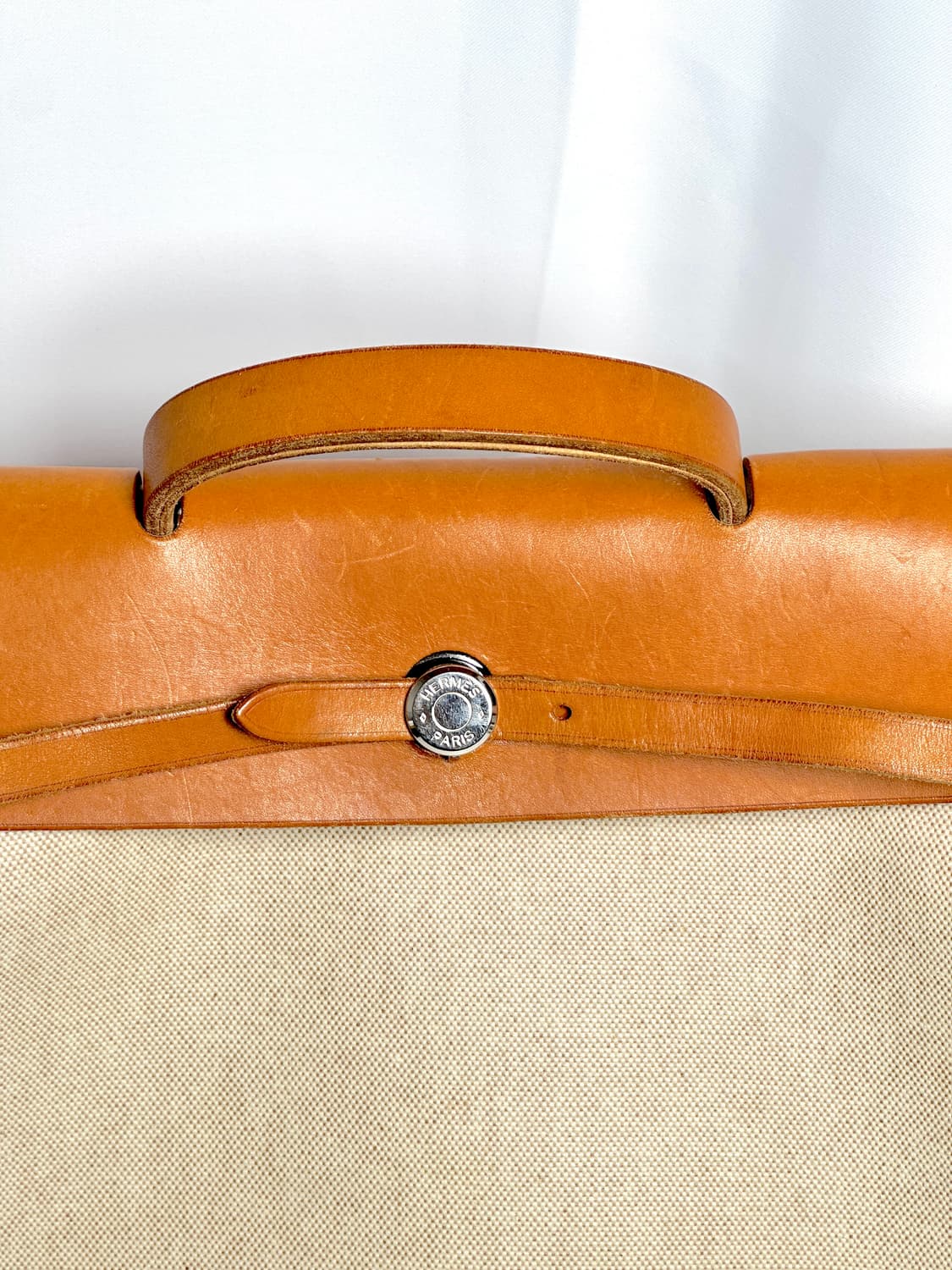 Hermès 에르백(Herbag) 캔버스 & 레더 숄더백 상품이미지3