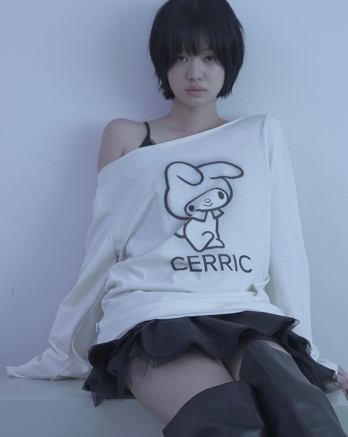 Cerric 마이멜로디 컷 아웃 탑 상품이미지1