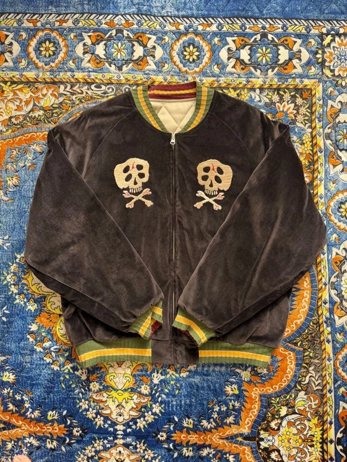 캐피탈 벨베틴 설파이드 수베니어 레인 스컬 자켓 상품이미지1