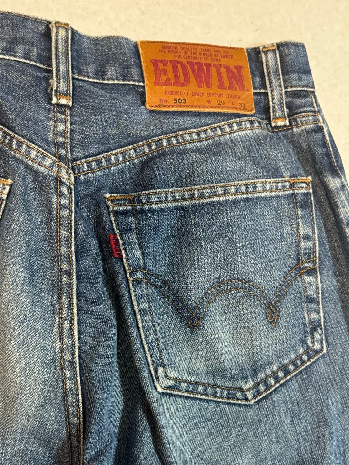 Edwin 에드윈 503 빈티지 워싱 데님 팬츠 29 상품이미지4