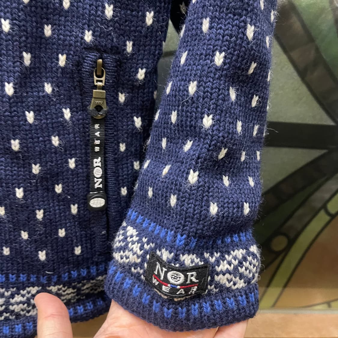 Vintage NOR 니트 플리스 상품이미지5
