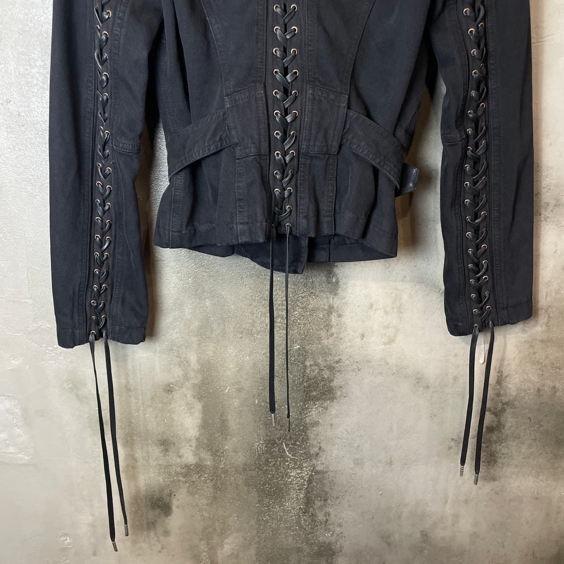 알렉산더 맥퀸 본디지 코튼 라이더 상품이미지8