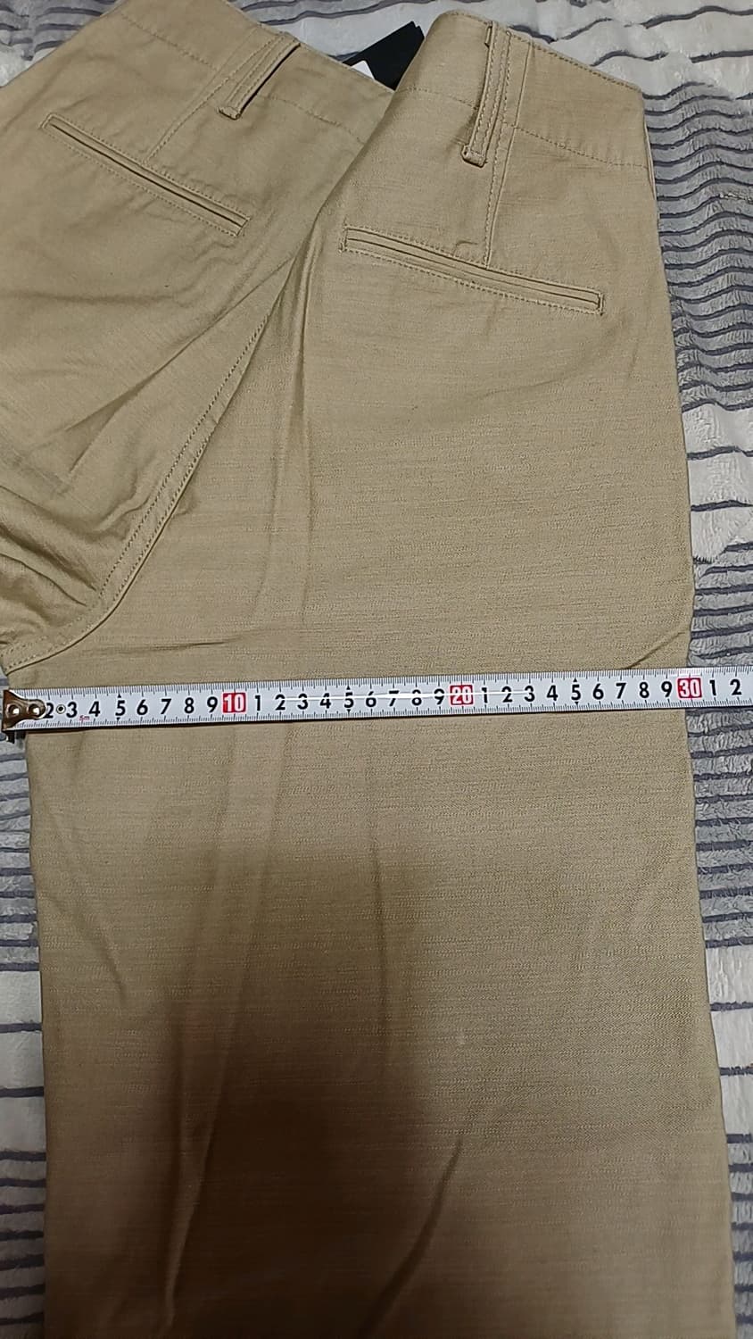 무신사 미사용 와이드팬츠 26인치 기장105 상품이미지8