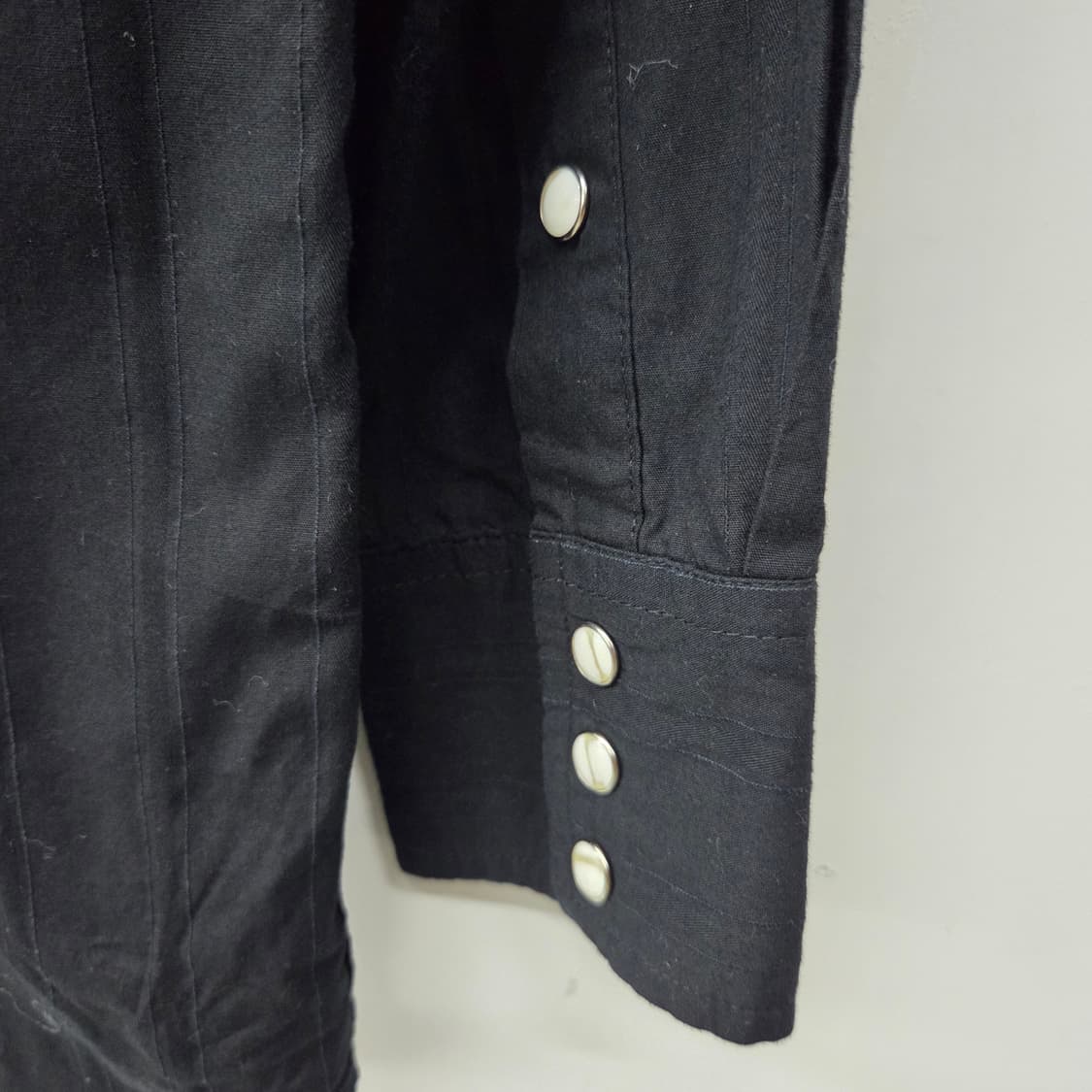 웨스턴 블랙 자수 셔츠 남방 남m 상품이미지9