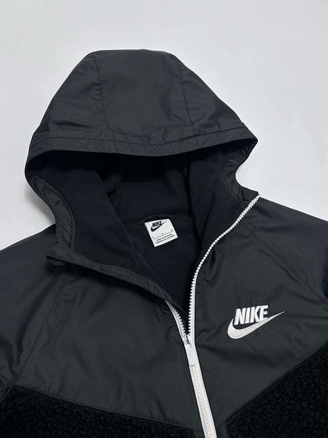 나이키 쉐르파 윈드러너 배색 바람막이 상품이미지2