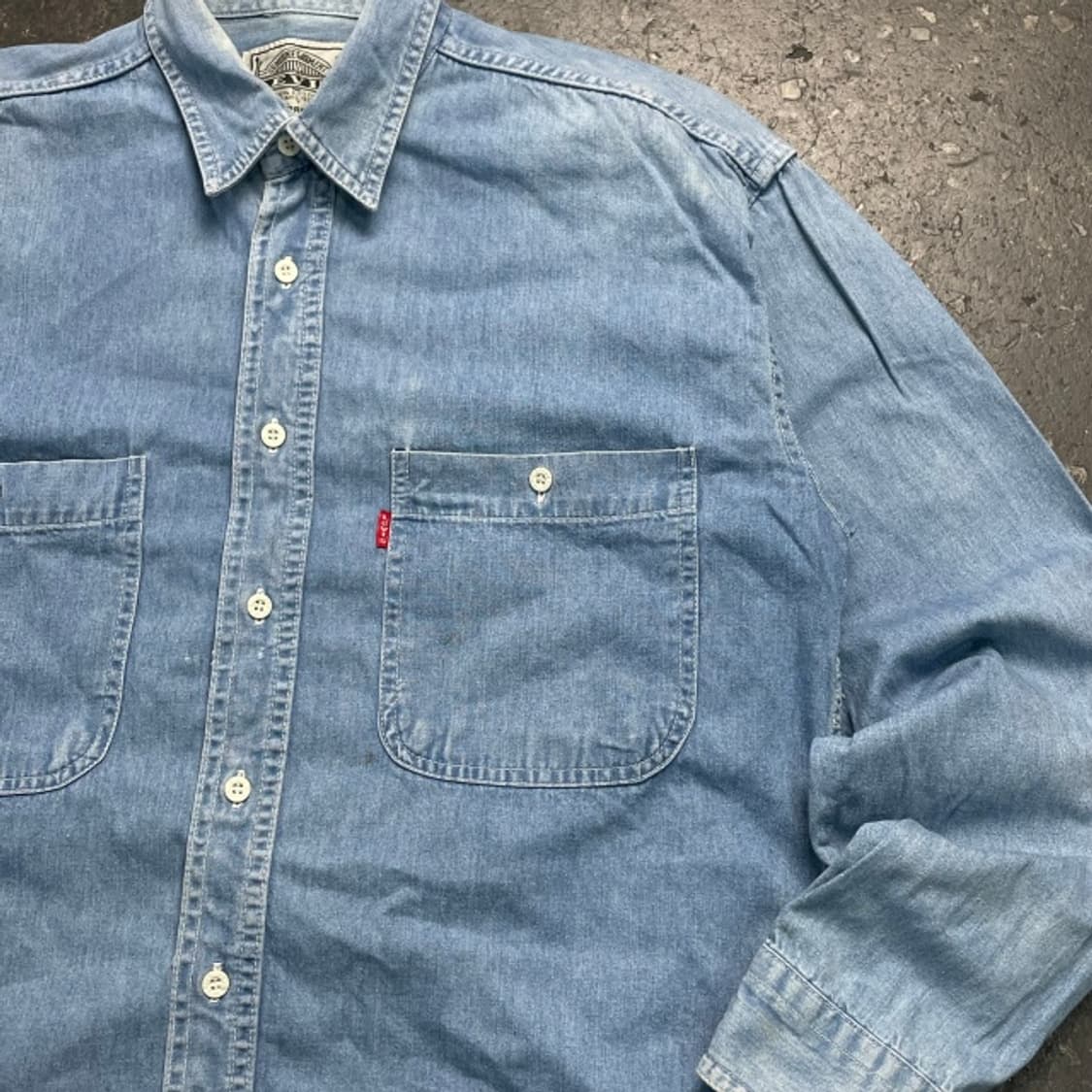 100 리바이스 데님셔츠 청남방 상품이미지2