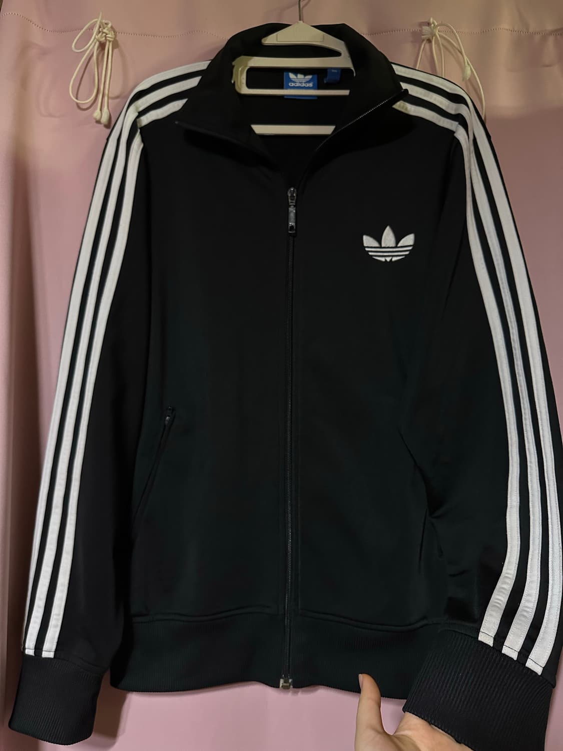 아디다스져지 아디다스 파이어버드 블랙 불꽃져지 집업 트랙탑 아디져지105 상품이미지2