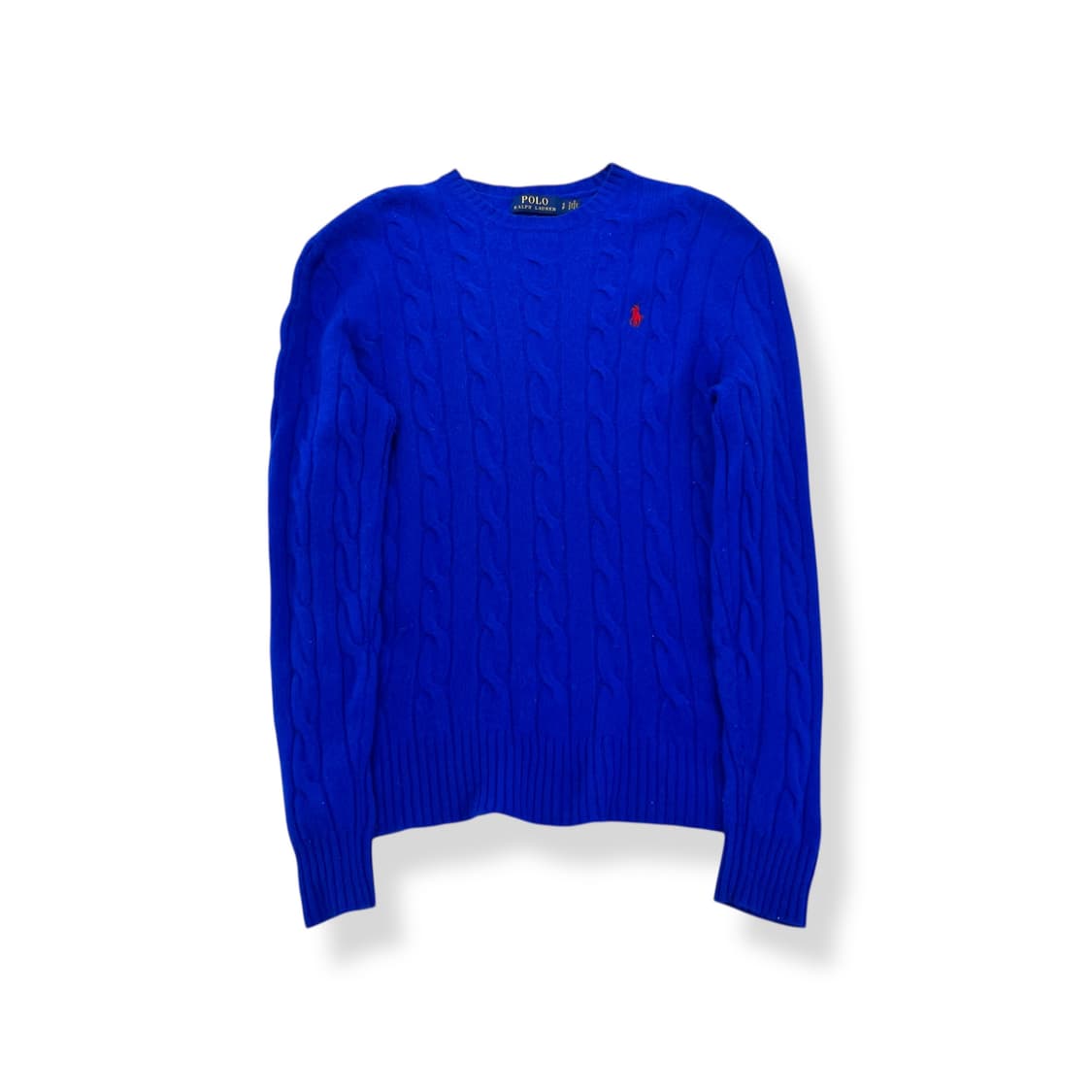 95 폴로 랄프로렌 램스울 꽈베기 블루 니트 상품이미지1